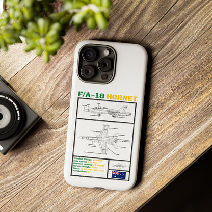 F/A-18 Hornet Schematic edition phone case (RAAF Colour-Way)