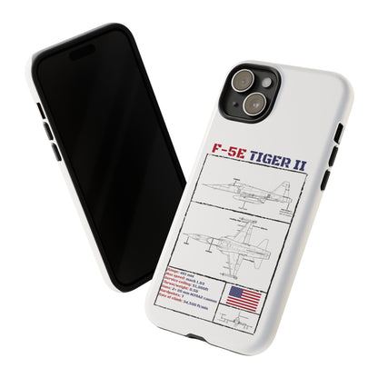 F-5E Schematic Durable Phone Case (USAF colour-ways)