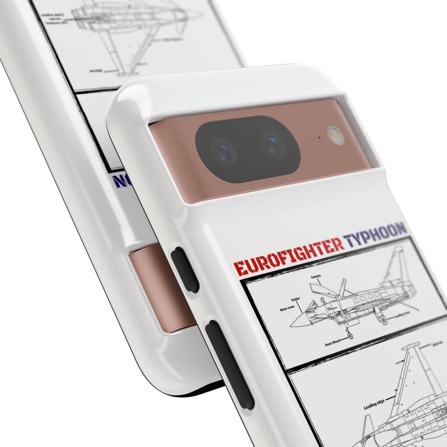 Eurofighter typhoon Schematic edition phone case (RAF Colour-Way)