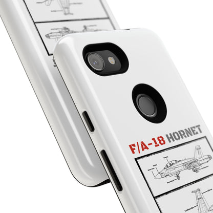 F/A-18 Hornet Schematic edition phone case (RCAF Colour-Way)