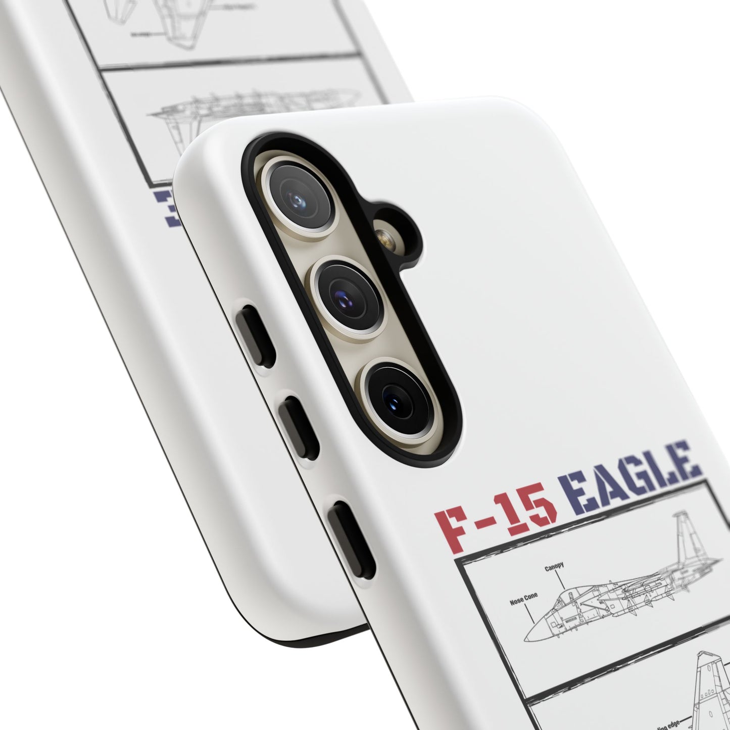 F-15 Schematic edition phone case