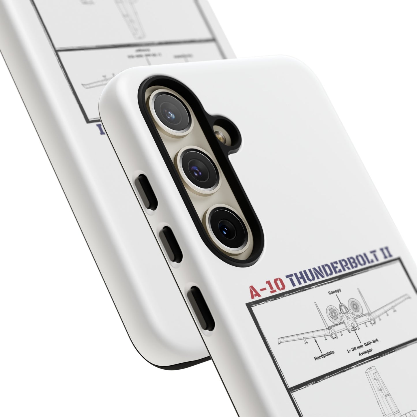 A-10 Schematic Rigid Phone Case (USAF colour-ways)