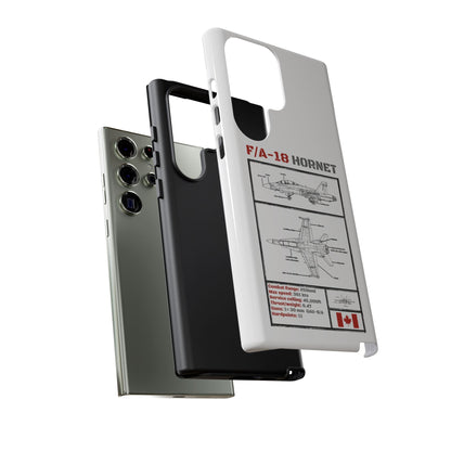 F/A-18 Hornet Schematic edition phone case (RCAF Colour-Way)