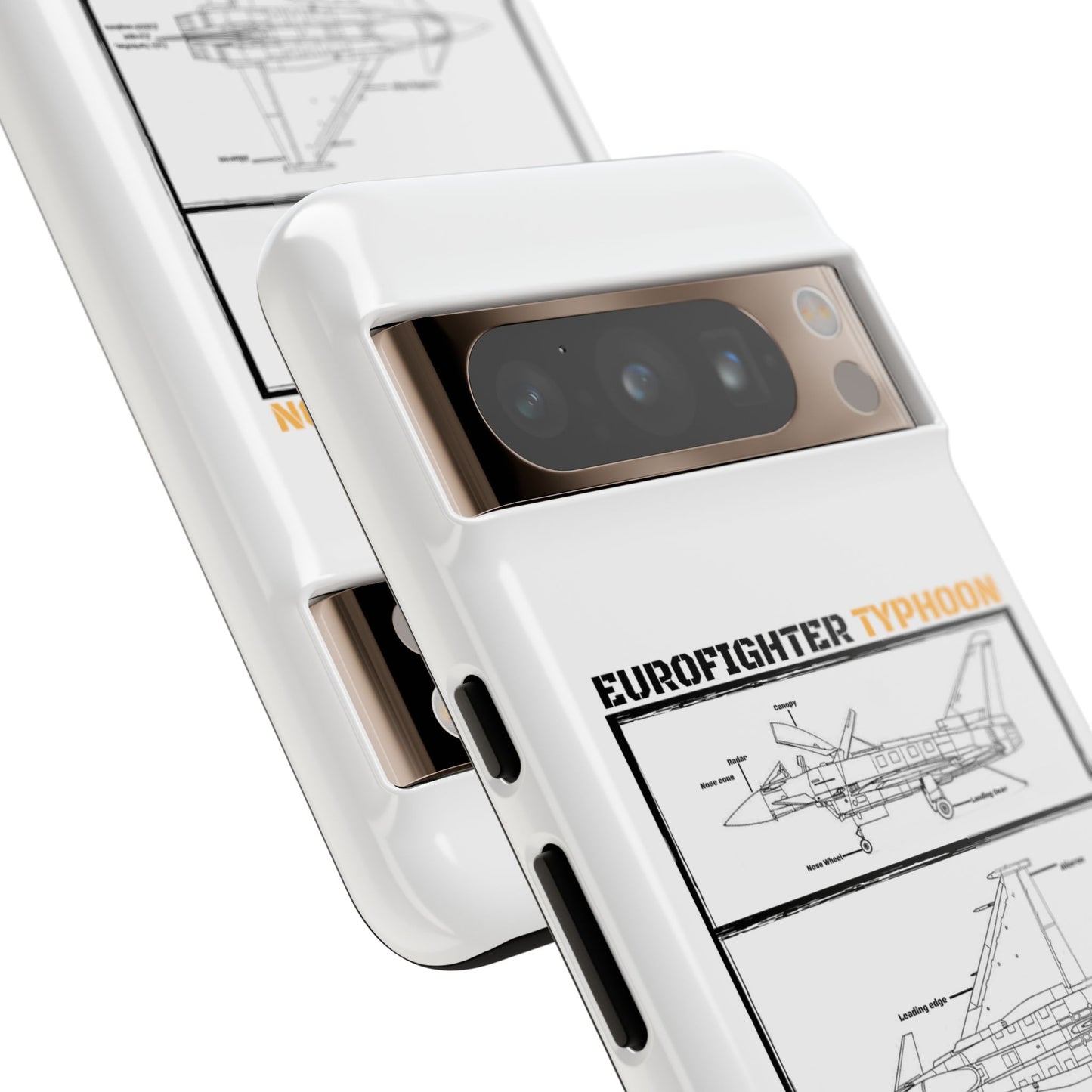 Eurofighter typhoon Schematic edition phone case (Luftwaffe Colour-Way)