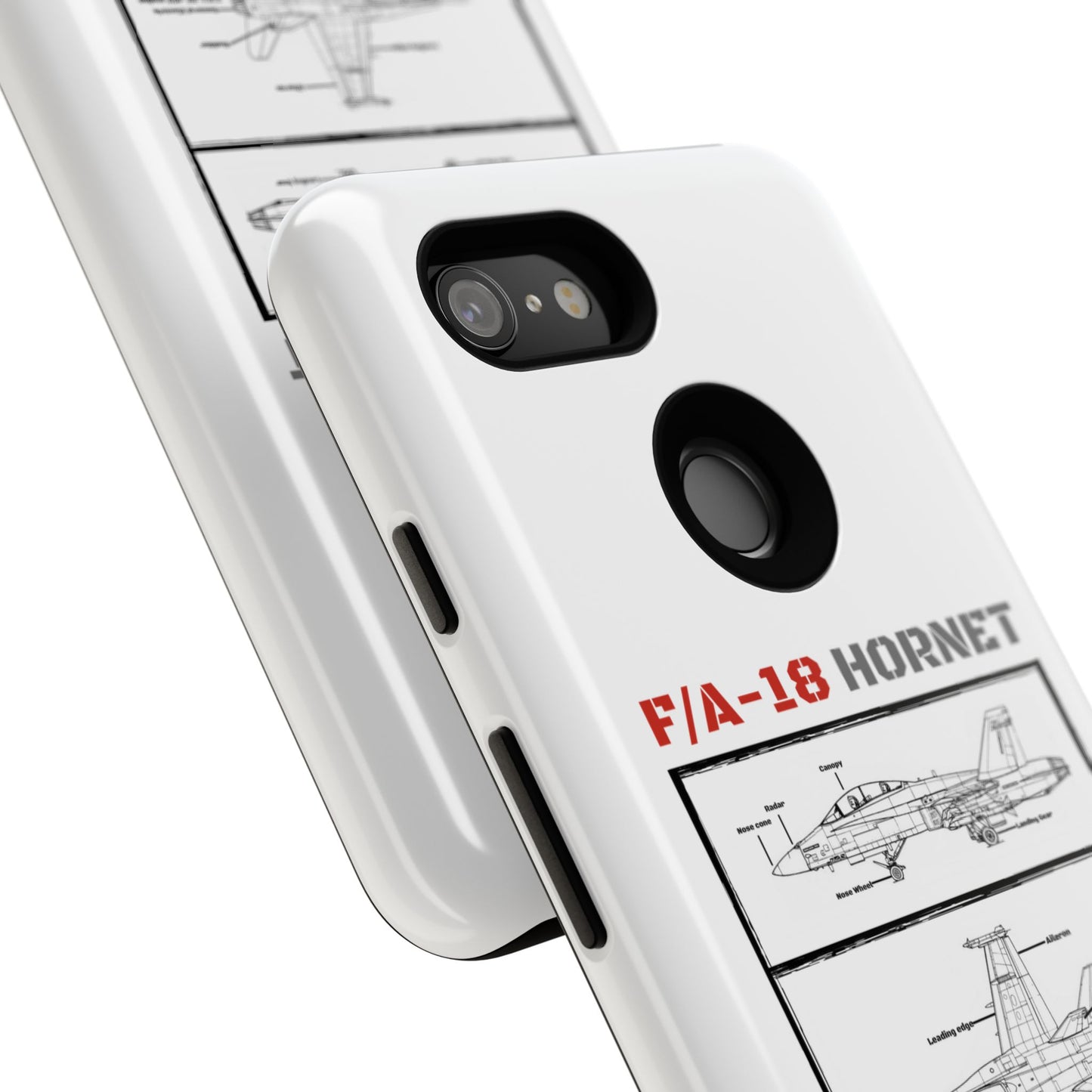 F/A-18 Hornet Schematic edition phone case (RCAF Colour-Way)