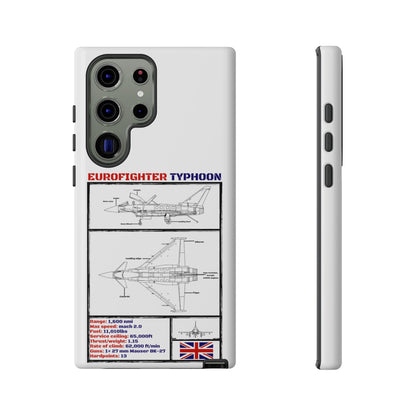 Eurofighter typhoon Schematic edition phone case (RAF Colour-Way)