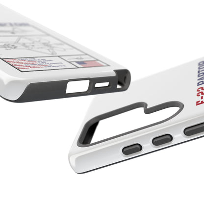 F-22 Raptor Schematic edition phone case (USAF Colour-Way)