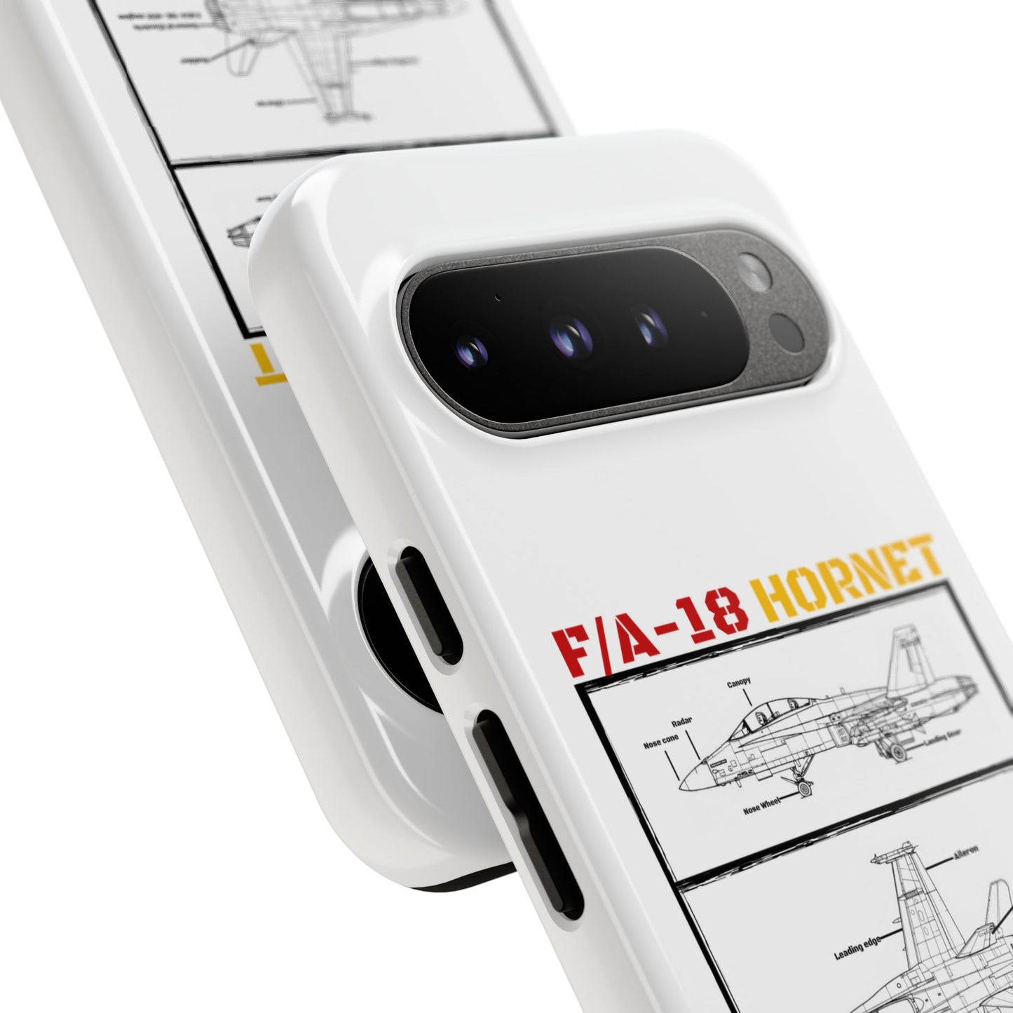 F/A-18 Hornet Schematic edition phone case (EDA Colour-Way)