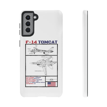 F-14 Tomcat Schematic edition phone case