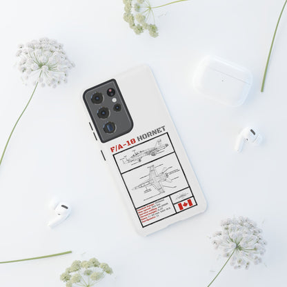 F/A-18 Hornet Schematic edition phone case (RCAF Colour-Way)