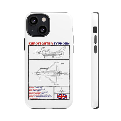 Eurofighter Typhoon Rigid Phone Case (RAF colour-ways)