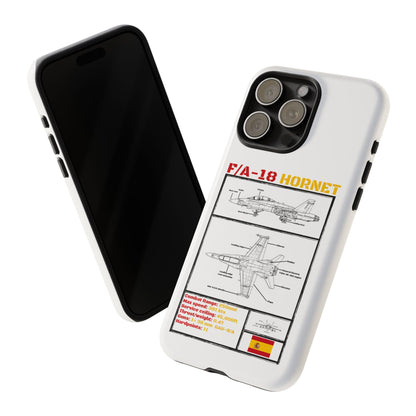 F/A-18 Hornet Schematic edition phone case (EDA Colour-Way)
