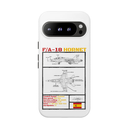 F/A-18 Hornet Schematic edition phone case (EDA Colour-Way)