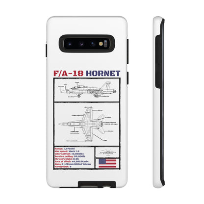 F/A-18 Hornet Schematic edition phone case