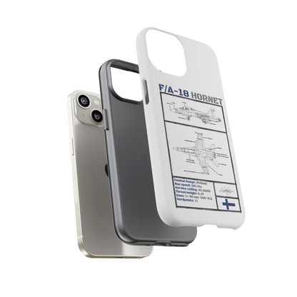 F/A-18 Hornet Schematic edition phone case (FAF Colour-Way)