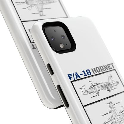 F/A-18 Hornet Schematic edition phone case (FAF Colour-Way)