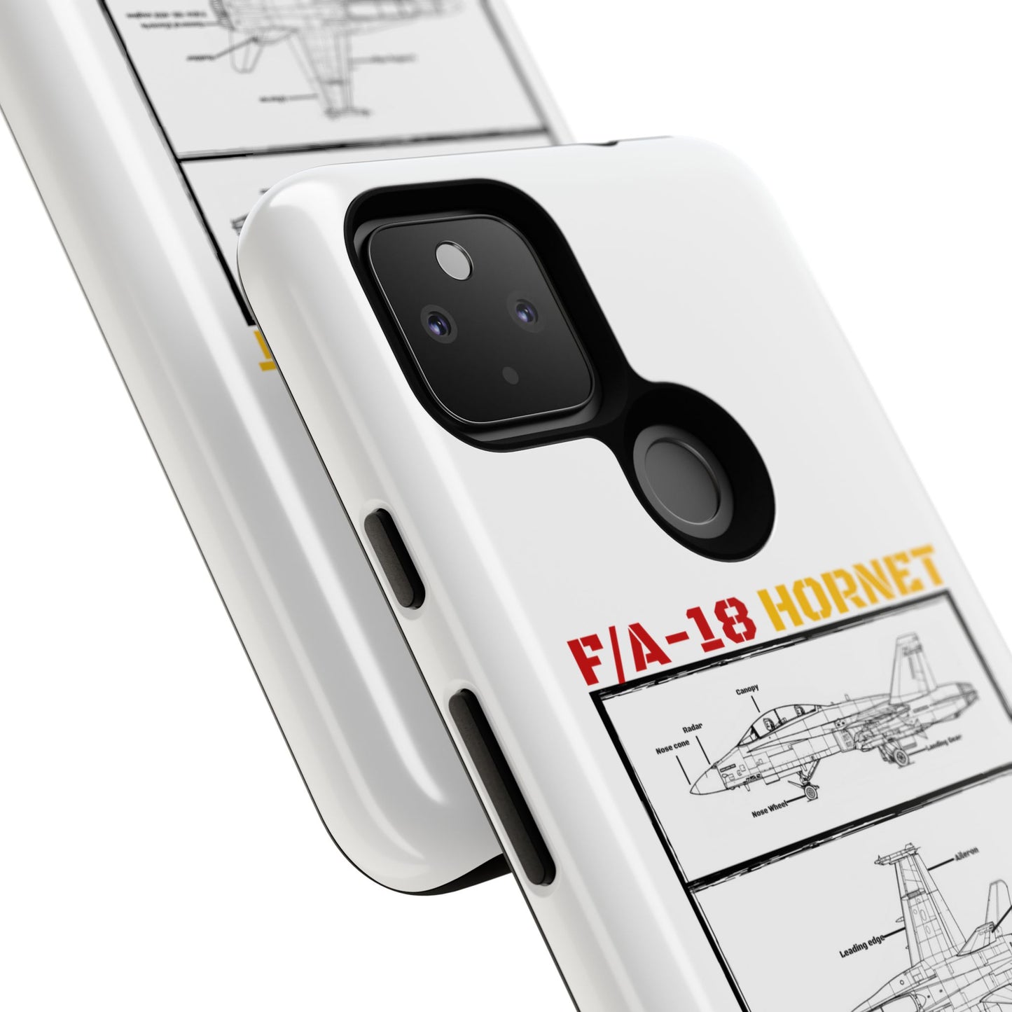 F/A-18 Hornet Schematic edition phone case (EDA Colour-Way)
