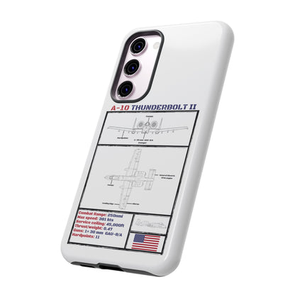 A-10 Schematic Rigid Phone Case (USAF colour-ways)