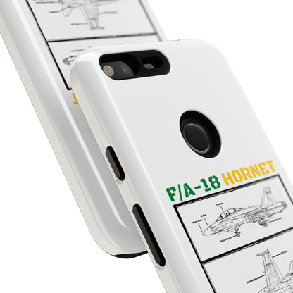 F/A-18 Hornet Schematic edition phone case (RAAF Colour-Way)