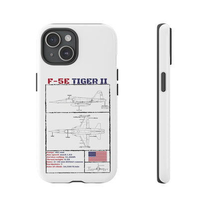 F-5E Schematic Durable Phone Case (USAF colour-ways)