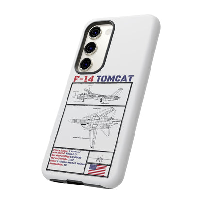 F-14 Tomcat Schematic edition phone case