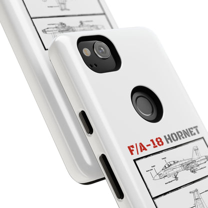 F/A-18 Hornet Schematic edition phone case (RCAF Colour-Way)