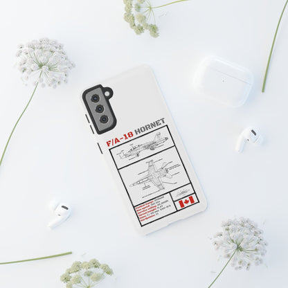 F/A-18 Hornet Schematic edition phone case (RCAF Colour-Way)