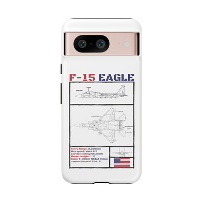 F-15 Schematic rigid Phone Case (USAF colour-ways)