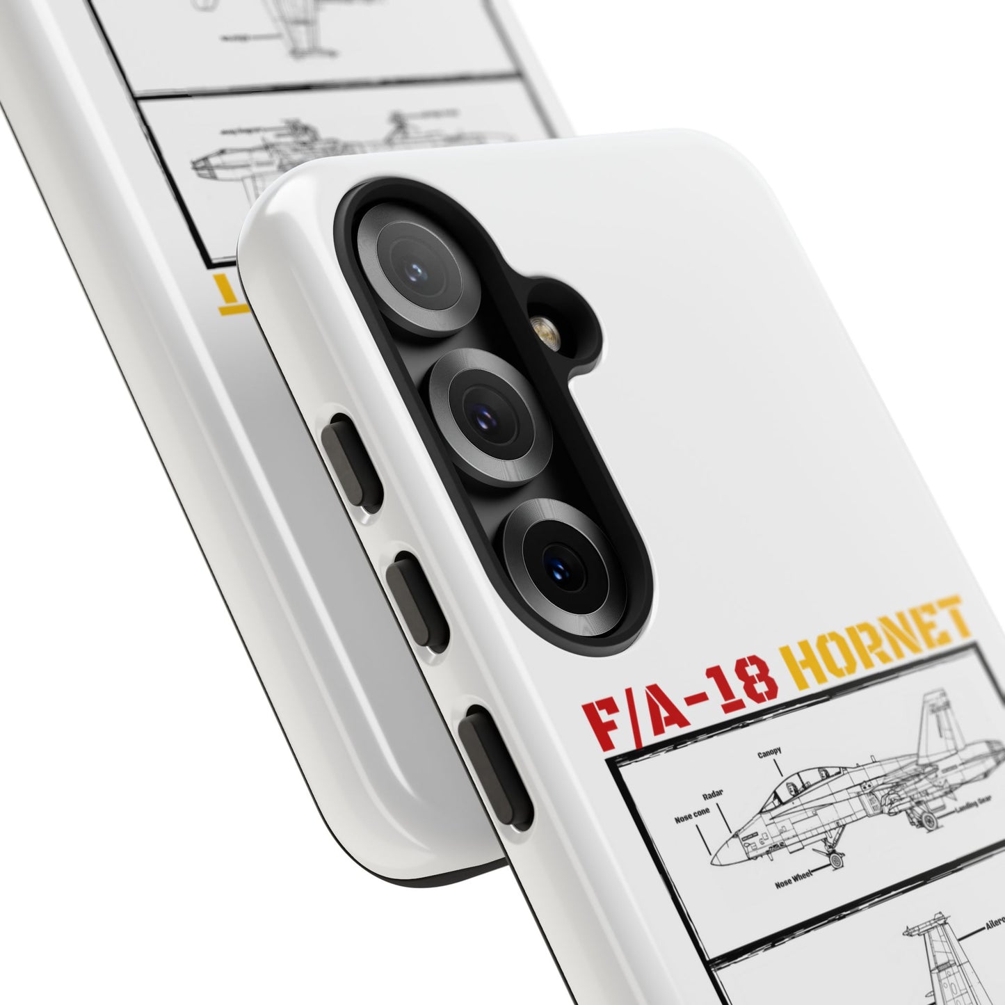 F/A-18 Hornet Schematic edition phone case (EDA Colour-Way)