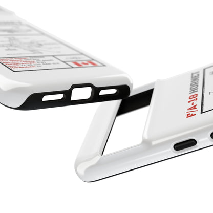 F/A-18 Hornet Schematic edition phone case (RCAF Colour-Way)