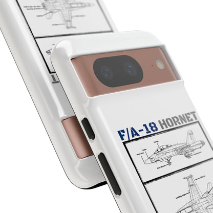 F/A-18 Hornet Schematic edition phone case (FAF Colour-Way)