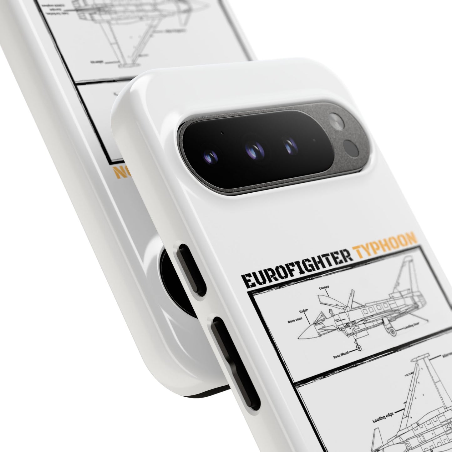 Eurofighter typhoon Schematic edition phone case (Luftwaffe Colour-Way)