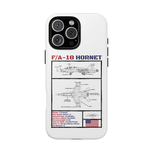 F/A-18 Hornet Schematic edition phone case (USAF Colour-Way)
