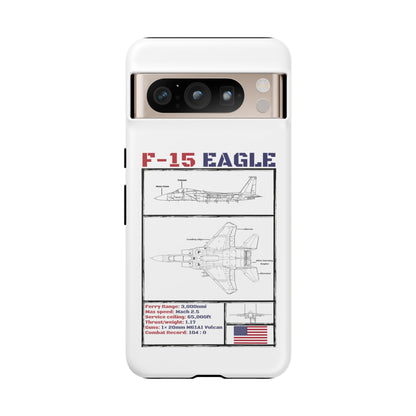 F-15 Schematic rigid Phone Case (USAF colour-ways)