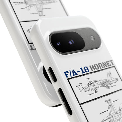 F/A-18 Hornet Schematic edition phone case (FAF Colour-Way)