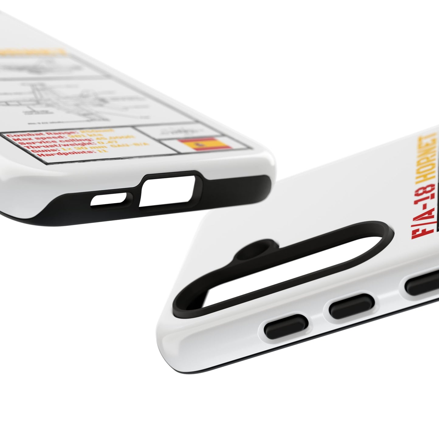 F/A-18 Hornet Schematic edition phone case (EDA Colour-Way)