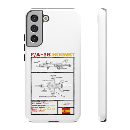 F/A-18 Hornet Schematic edition phone case (EDA Colour-Way)
