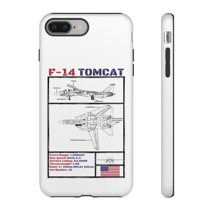 F-14 Tomcat Schematic edition phone case