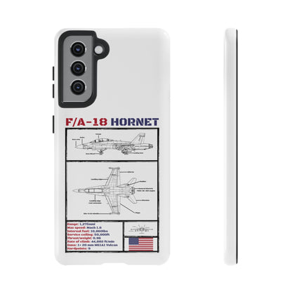 F/A-18 Hornet Schematic edition phone case (USAF Colour-Way)