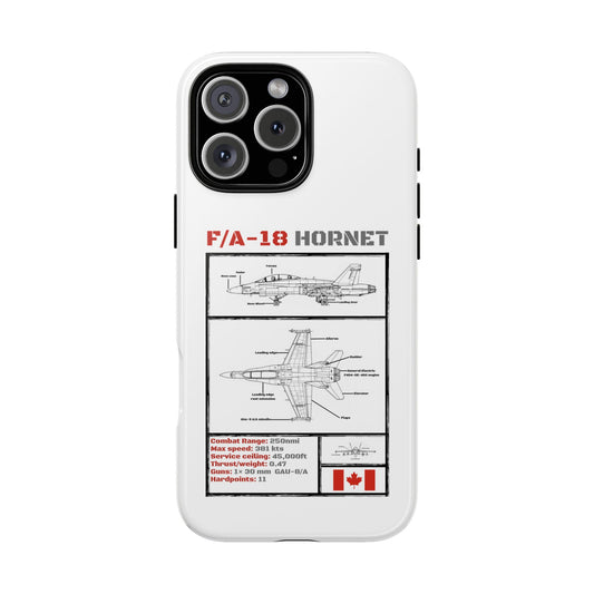 F/A-18 Hornet Schematic edition phone case (RCAF Colour-Way)