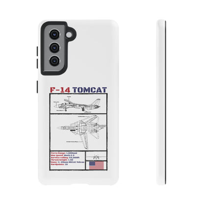 F-14 Tomcat Schematic edition phone case