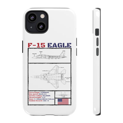 F-15 Schematic rigid Phone Case (USAF colour-ways)