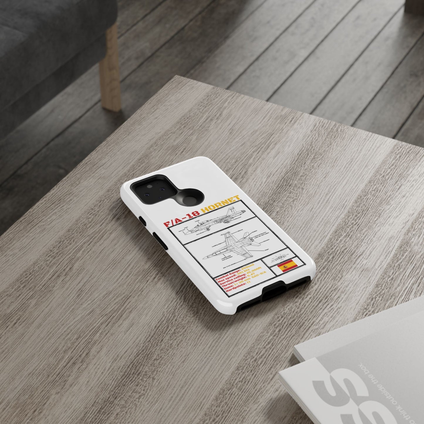 F/A-18 Hornet Schematic edition phone case (EDA Colour-Way)