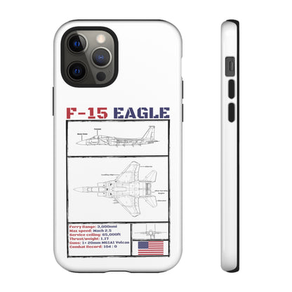 F-15 Schematic rigid Phone Case (USAF colour-ways)