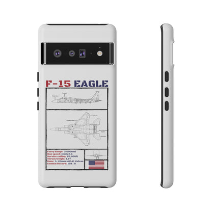 F-15 Schematic rigid Phone Case (USAF colour-ways)