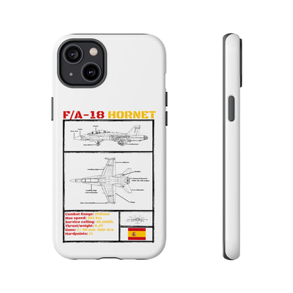 F/A-18 Hornet Schematic edition phone case (EDA Colour-Way)