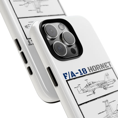 F/A-18 Hornet Schematic edition phone case (FAF Colour-Way)