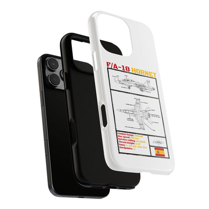 F/A-18 Hornet Schematic edition phone case (EDA Colour-Way)