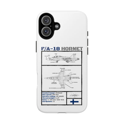 F/A-18 Hornet Schematic edition phone case (FAF Colour-Way)