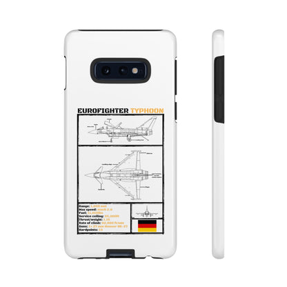 Eurofighter typhoon Schematic edition phone case (Luftwaffe Colour-Way)